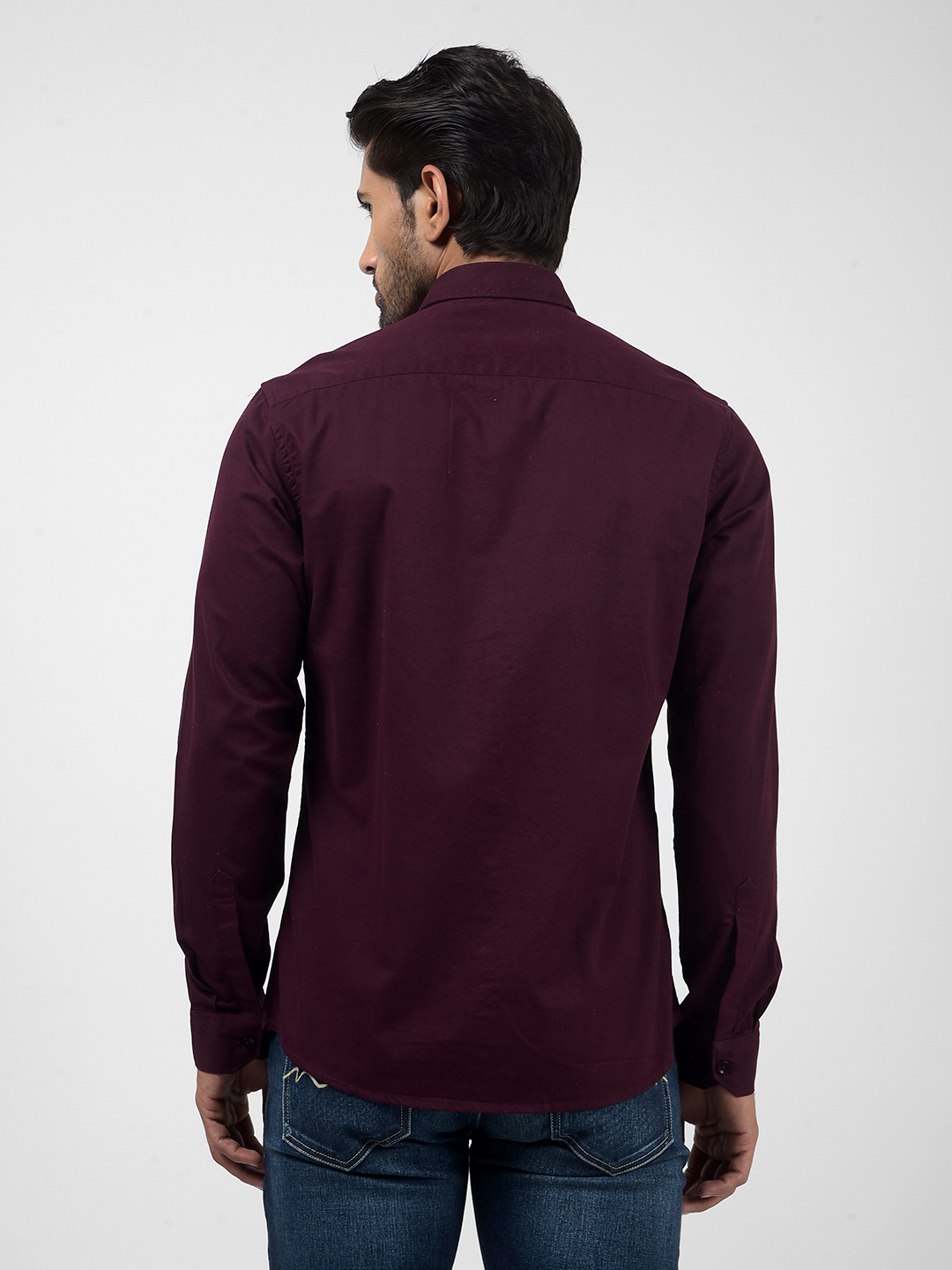Numero Uno Men SOLID Purple Shirt